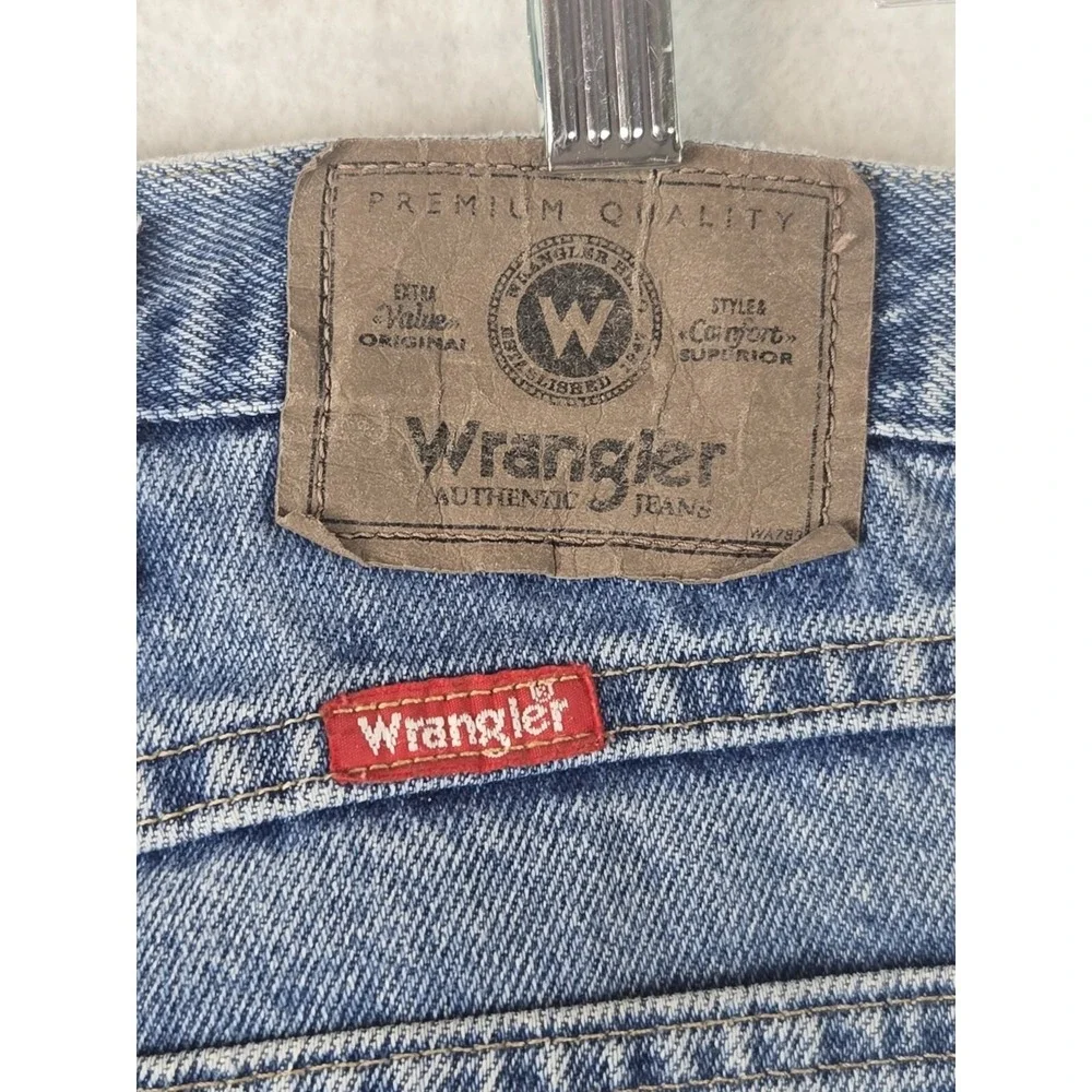 Wrangler Mens Jeans Size 36 x 30 Cotton Blue
